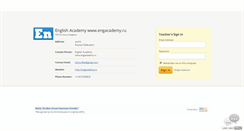 Desktop Screenshot of engacademy.wiziq.com