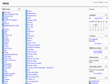 Tablet Screenshot of moodle2.wiziq.com