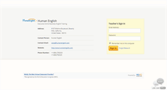 Desktop Screenshot of humanenglish.wiziq.com